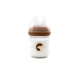 Kojenecká lahvička Kidnort Blabaer 125ml hnědá 0-3m