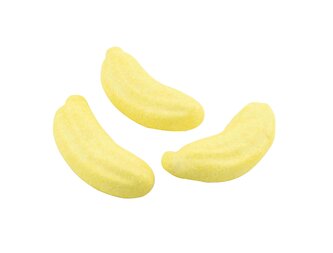 Marshmallow choco filled bananas / 120 ks Marshmallow choco filled bananas / 120 ks