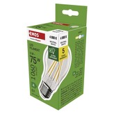 Emos LED žárovka Filament A60 A CLASS/ E27 / 5 W (75 W) / 1 060 lm / neutrální bílá