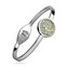 LV7001-CAB Ocelový náramek s krystaly Crystals from Swarovski® CRYSTAL BLACK AB