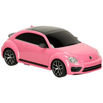 Rastar RC auto 78000 Volkswagen Beetle 1:14 růžové