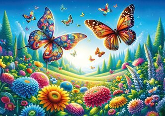 ART PUZZLE Puzzle Křídla jara 260 dílků