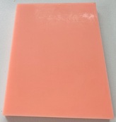 Guma pro linoryt 10 x 7,5 x 0,9 cm Profi meruňková