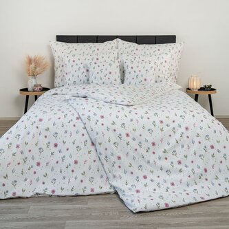 Prodloužené krepové povlečení 140x220, 70x90cm Letní louka