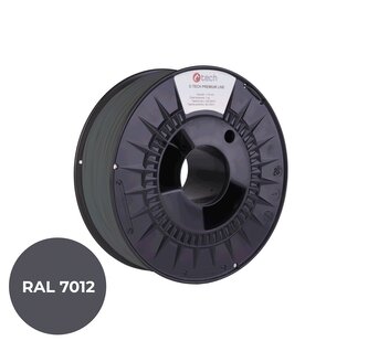 C-Tech 3DF-P-TPU90A-1.75-7012 3D filament, PREMIUM LINE, TPU 90A, flexibilní, čedičová šedá, RAL7012, 1,75mm, 1kg