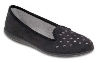 316Q001 36 - dív.mokasína Befado, černá, cvočky 316Q001_36