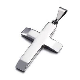 OPP1901 Ocelový přívěšek - kříž