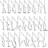 OPD0096-Y Ocelový řetízek s přívěškem iniciála - iniciála "Y"