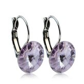 NBSS017 Ocelové náušnice - Light Violet