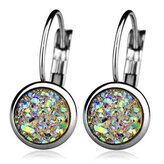 NBA001-AB Ocelové náušnice, CRYSTAL AB