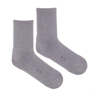 Ponožky Diabetické mikroplyš s Aloe šedé Šedé 43-45