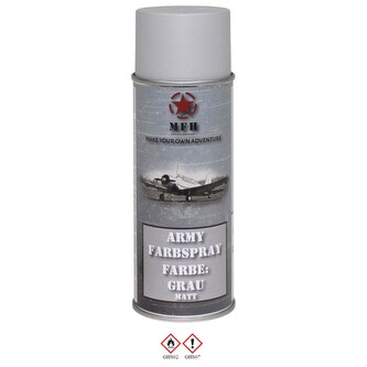 Barva ve spreji Max Army 400 ml - šedá