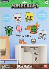 Samolepky na zeď 4 listy Minecraft: Postavy