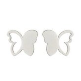 OPN1778-ST Ocelové náušnice MOTÝLCI