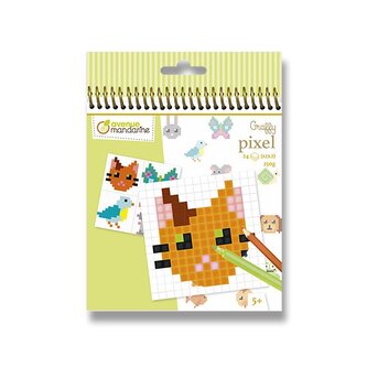 Omalovánky Avenue Mandarine Graffy Pixel - Domácí zvířátka