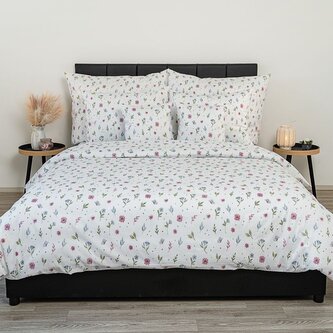 Francouzské krepové povlečení 240x200, 70x90cm Letní louka