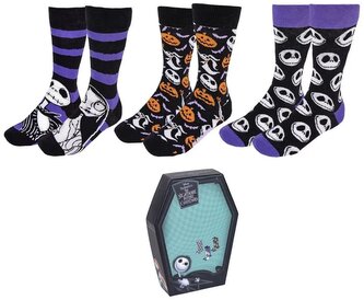 Set 3 párů pánských ponožek Disney|Nightmare Before Christmas|Ukradené Vánoce: Mix ikon a postav (velikost EU 38-45) Set 3 párů pánských ponožek Disney|Nightmare Before Christmas|Ukradené Vánoce: Mix ikon a postav (velikost EU 38-45)