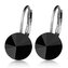 NBS08-BJ Ocelové náušnice s krystaly Swarovski® BLACK JET