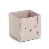 Zeller Present box čtvercový tvar Mušelín béžová 28x28x28