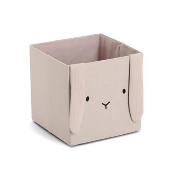 Zeller Present box čtvercový tvar Mušelín béžová 28x28x28