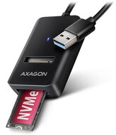 AXAGON USB-A adaptér pro připojení M.2 NVMe SSD / ADM2-AM / USB-A / USB 3.2 Gen2 / USB-A kabel 10cm
