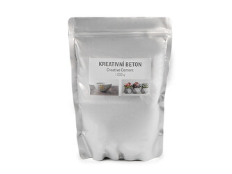 Kreativní beton 1000 g - 1 ks - šedá nejsvětlejší