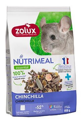 Krmivo pro činčily NUTRIMEAL mix 850g Zolux Krmivo pro činčily NUTRIMEAL mix 850g Zolux