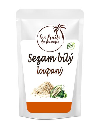Sezam bílý loupaný BIO 1 kg LES FRUITS DU PARADIS