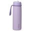 Nerezová termolahev s brčkem 690 ml - lilac love