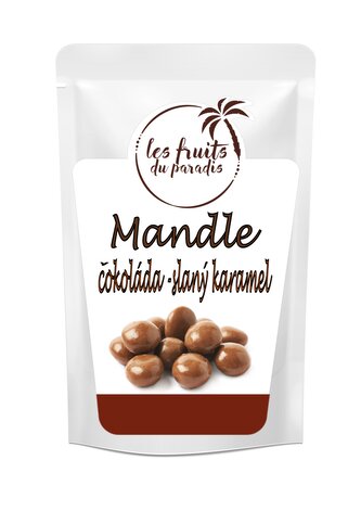 Mandle v čokoládě slaný karamel 250 g LES FRUITS DU PARADIS