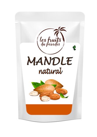 Mandle Natural Valencie 1 kg LES FRUITS DU PARADIS
