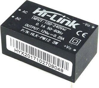 Zdroj spínaný 12V/0.25A 3 W HLK-PM12