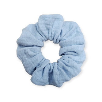 Gumička do vlasů mušelínová Blue; Barva: modrá; Velikost: UNI
