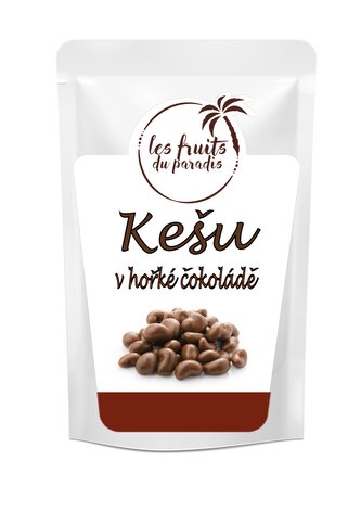 Kešu v hořké čokoládě 250 g LES FRUITS DU PARADIS