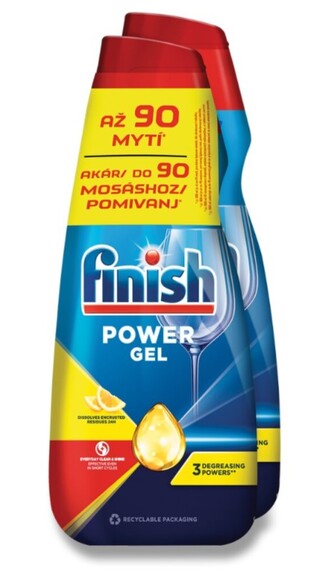 Finish Power gel do myčky nádobí 2x900 ml