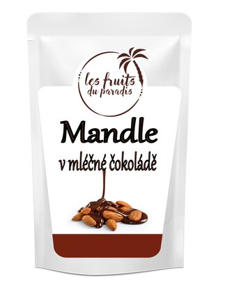 Mandle v mléčné čokoládě 100 g LES FRUITS DU PARADIS