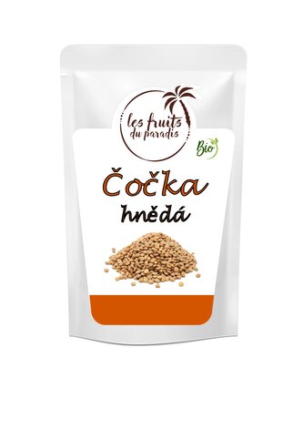 Čočka hnědá Bio 1 kg LES FRUITS DU PARADIS Čočka hnědá Bio 1 kg LES FRUITS DU PARADIS