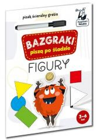 Figury. Bazgraki piszą po śladzie. Bazgraki
