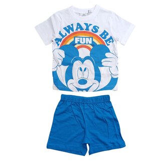 Chlapecké pyžamo MICKEY MOUSE krátké Always be fun, bílá, velikost: 116