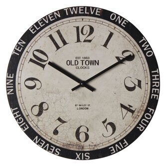 Nástěnné hodiny BAILEY hnědá O 30 cm Mybesthome