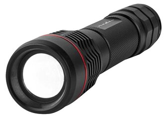 NEDIS LED svítilna/ napájení z baterie/ 3,7 V DC/ 10 W/ 1000 lm/ dosah 200 m/ černá NEDIS LED svítilna/ napájení z baterie/ 3,7 V DC/ 10 W/ 1000 lm/ dosah 200 m/ černá