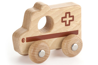 Dřevěná ambulance