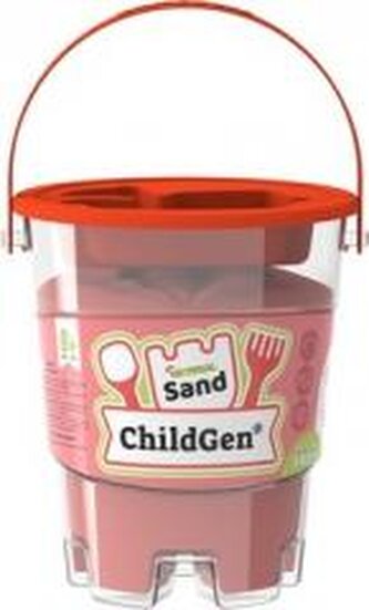 Piasek kinetyczny naturalny czerwony 500g