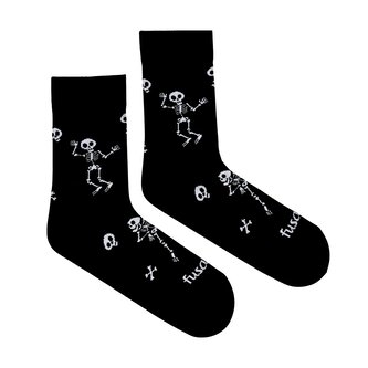 Ponožky Kostlivec Černé L (43-46)