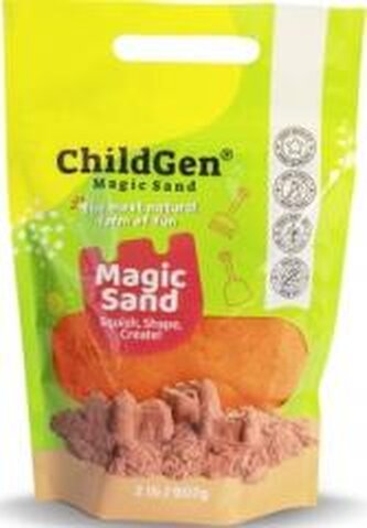 Piasek kinetyczny naturalny pomarańczowy 907g