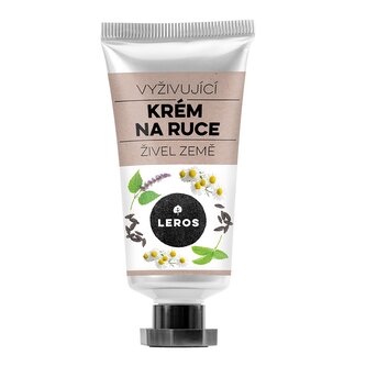 LEROS Krém na ruce BIO - Živel země 30 ml - s vůní pačuli a fazole tonky