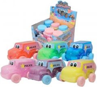 Slime z kolorowymi kuleczkami w kształcie auta MIX Slime z kolorowymi kuleczkami w kształcie auta MIX