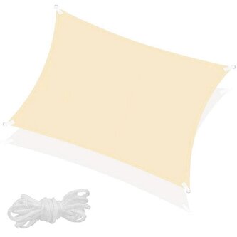 Stínící sluneční plachta 3x2 m SPRINGOS SN0060 béžová