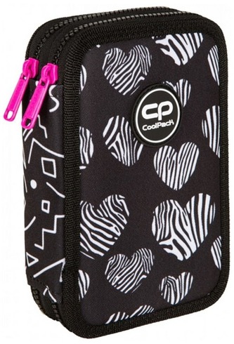 Saszetka podwójna Clever Math Hearts CoolPack, Patio Saszetka podwójna Clever Math Hearts CoolPack, Patio