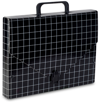 Teczka z rączką Meeting czarna 300-02, VauPe